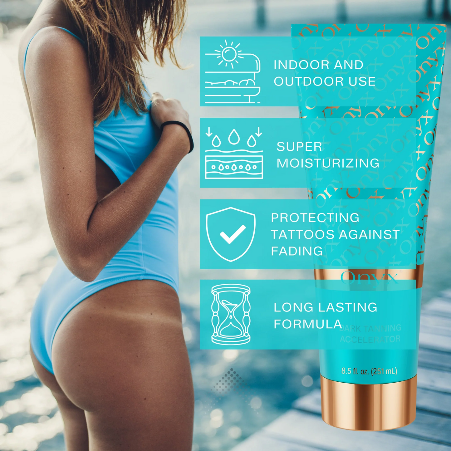 Onyx Dark Tanning Accelerator – Potente acelerador para un bronceado intenso