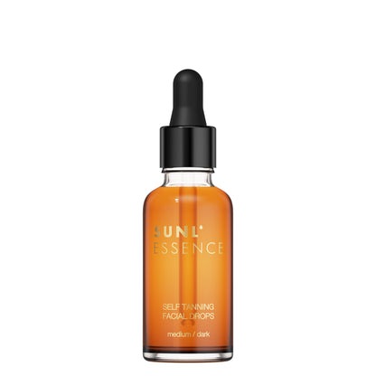 Frasco de las Gotas Autobronceadoras Sunl’essence en tono Medio/Oscuro