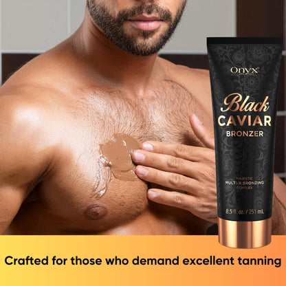 Black Caviar Tanning Lotion | Ultra Dark Bronzer | Sculpting & Hydrating