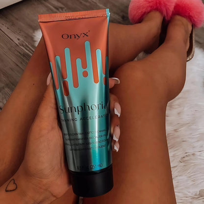Sunphoria Natural Tanning Accelerator | Bronzer-Free Lotion | Deep Tan