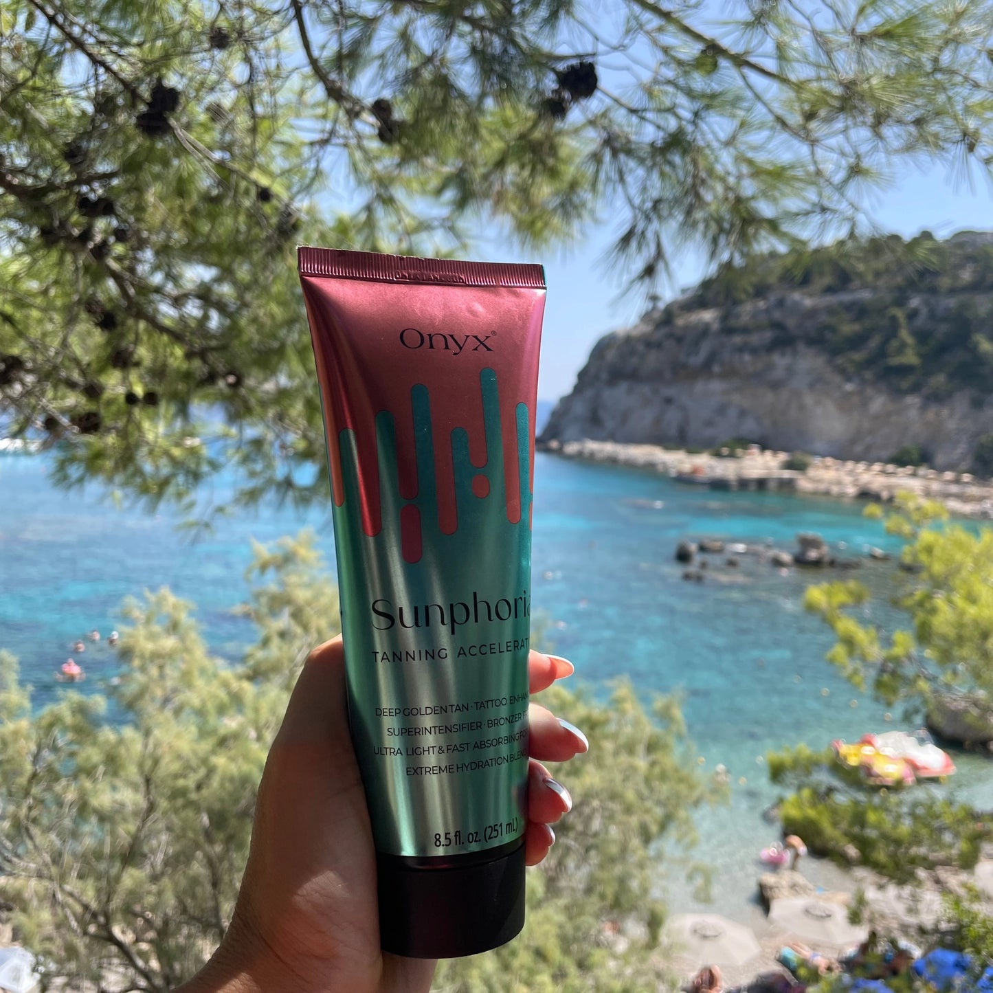 Sunphoria Natural Tanning Accelerator | Bronzer-Free Lotion | Deep Tan