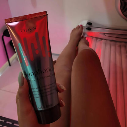 Sunphoria Natural Tanning Accelerator | Bronzer-Free Lotion | Deep Tan